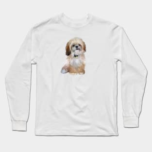 A Cream and Brown Shih Tzu - Just the Dog Long Sleeve T-Shirt